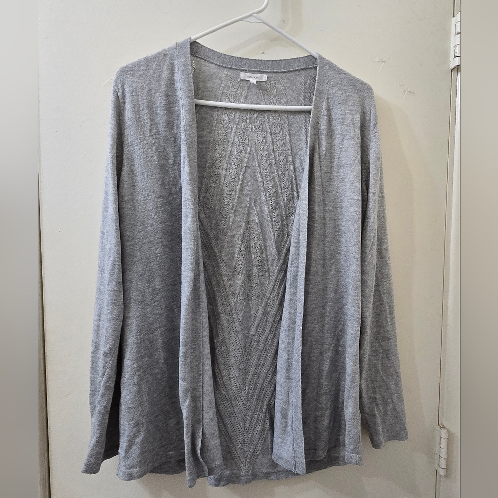 Maurices Gray Open-Front Women's Sweater